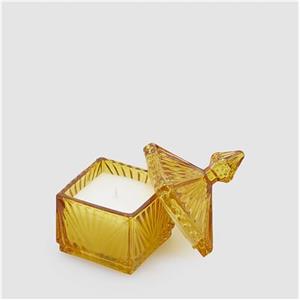 EDG Enzo De Gasperi Candela Profumata Jasmine in Vetro - 6,5x6,5xH12 cm, 4 Varianti