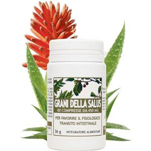 Salus In Erbis Grani della Salus - Integratore per il Transito Intestinale, 80 Compresse da 400 mg
