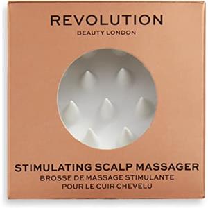 Revolution Haircare London Makeup Revolution Haircare London Massaggiatore del cuoio capelluto, spazzola per lo shampoo, setole in silicone stimolano la circolazione sanguigna, 64.5g