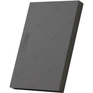 Folpus Cuscino Antiscivolo per Allenamento, Tappetino da Giardino, Esercizi di Stabilità, 44 cm x 30 cm x 40 mm, Nero