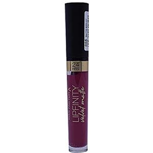Max Factor, Rossetto Matte Liquido Lipfinity Velvet, Idratante, Waterproof e No Transfer, 5 Matte Merlot