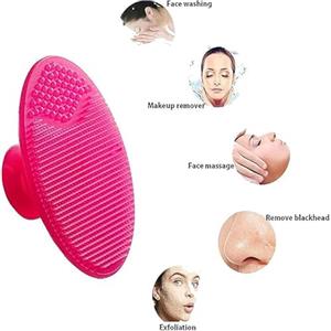 KOMBET Set di Pennelli per La Pulizia del Viso da 6 Pezzi, Spazzola per Massaggio Facciale in Silicone, Tampone Esfoliante per La Pulizia dei Punti Neri, Strumento di Bellezza Multifunzionale.