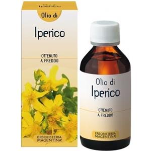 ERBORISTERIA MAGENTINA Olio di Iperico Vegetale 100 ml - Emolliente e Ristrutturante per Pelli Irritate