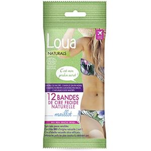 LOUA BIO BANDAS DEPILATORIAS BIQUINI 12 UNIDADES