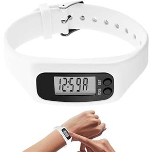 Generico Orologio Contapassi,Braccialetto Senza Telefono E Senza App - Orologio con Schermo Grande e Pedometro,Per Quotidiano Viaggio Spostamento Weekend Camminata Jogging Escursionismo Allenamenti Anziani Uom