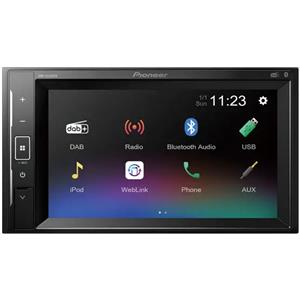Pioneer DMH-A240DAB Monitor Autoradio Nero 200 W Bluetooth