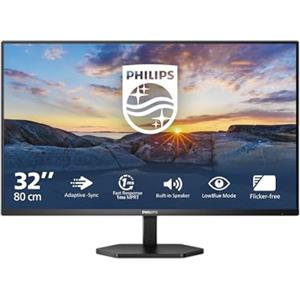 PHILIPS 32E1N3100LA - Monitor Full HD, 32 pollici, altoparlante integrato, inclinabile (1920x1080, VGA, HDMI 1.4) nero, 2023, altoparlante integrato