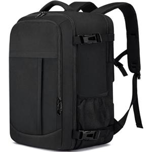 LIGSAN Zaino per Ryanair 40x20x25cm Bagaglio a Mano 20L Borsa da Cabina per Voli 14 Pollici Porta PC, Nero
