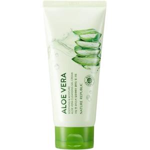 NATURE REPUBLIC Crema Gel Detergente all'Aloe Vera 150 ml - Rimuove il trucco e idrata la pelle