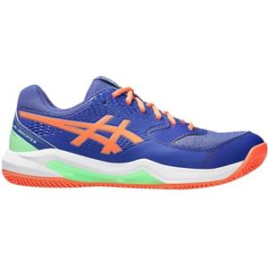 ASICS 1041A414-406 Gel-Dedicate 8 Padel Uomo, Dark Cobalt/Vivid Coral EU 42