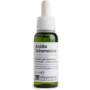 La Saponaria - Acido Ialuronico Attivo Puro Multiplo Peso Molecolare Confezione 30 Ml