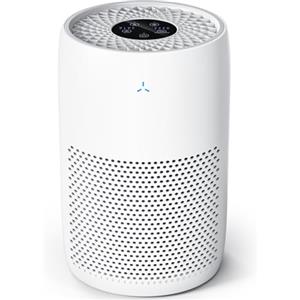 GOAMGE Purificatore d'Aria per Stanze da 60㎡, CADR 170m³/h, 99,97% Efficienza di Purificazione, Rilevamento Intelligente dell'aria PM2.5, Tratta Efficacemente Polline, Peli di Animali e Polvere