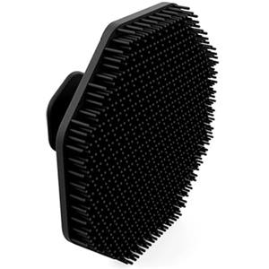 SUVIA 2 spazzole in silicone per la pulizia del viso, in morbido silicone, per pulire i pori, massaggi, pulizia del viso, colore nero, resistente, facile da installare, facile da usare