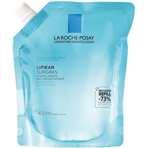 La Roche-Posay Lipikar Surgras Ricarica 400ml - Doccia Crema Anti-Secchezza per Pelle Sensibile e Secca