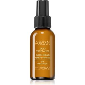 Phytorelax Olio di Argan 60ml - Olio Trattante per Capelli Sfibrati con Proprietà Ristrutturanti e Protettive