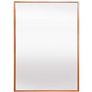 Elegance by Casa Chic - Specchio da Parete Grande in Metallo - 70 x 50cm - Metallo Placcato - Oro Rosa