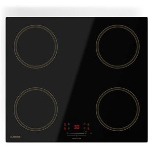 Klarstein Victoria - Piano Cottura A Induzione, 4 Zone, 7000W Con Booster, Cursori Precisi, Timer & Blocco Per Bambini, Vetroceramica Nera, Design, 59 cm