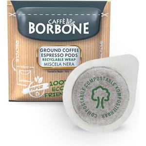 CAFFÈ BORBONE Cialda Compostabile, Miscela Nera - 50 Cialde - Sistema ESE
