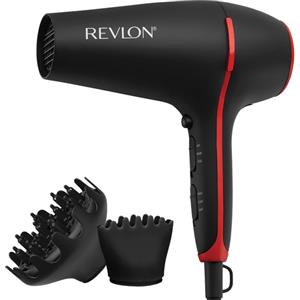 Revlon RVDR5317E asciuga capelli 2000 W Nero, Rosso