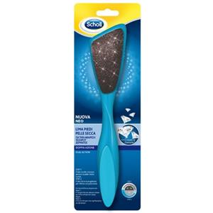 Scholl Lima Piedi Doppia Azione - Rimuove Pelle Secca e Ruvida con Cristalli di Diamante