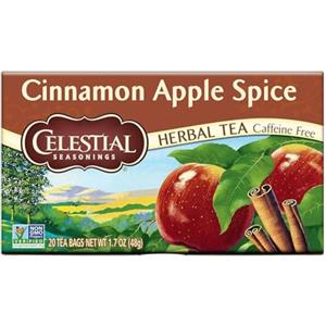 Celestial Seasonings Tè Erba Cannella Mela Spezia - Confezione da 6 x 20 Sacchetti
