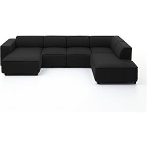 Atlantic Home Collection Paesaggio/divano angolare Bulky, Récamière destra, 195 x 324 x 70 cm, antracite