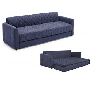 Atlantic Home Collection KELLY-02 - Divano letto con molle insacchettate e pratico topper, 226 x 86 x 78 cm (larghezza x profondità x altezza)