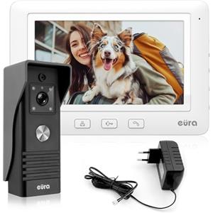 EURA White Videocitofono Vdp-45A3 Alpha, Bianco