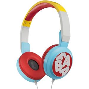 FABA- Dundun Cuffie con Cavo, Multicolore, Bambini 3-10 Anni, HPW40002
