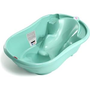 OKBABY Onda - Vaschetta dal Design Ergonomico per il Bagnetto del Neonato 0-12 Mesi - Azzurro