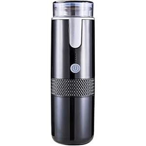 MHADBKH Macchina per caffè espresso portatile per auto, macchina da caffè a cialde, con ricarica USB, adatta per campeggio all'aperto, auto, casa, alta pressione, elettrica, ricaricabile'