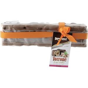 Sgambelluri Torrone di Pura Mandorla RIcoperto di Cioccolato Latte