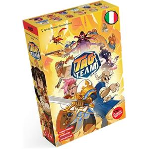 Asmodee Tag Team - Gioco di Combattimento e Deckbuilding, Duelli Strategici 1vs1 con 12 Combattenti e 66 Combinazioni, 2 Giocatori, 10+ Anni, 20-30 Minuti, Edizione in Italiano