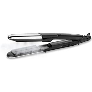 BaByliss ST495E Piastra Lisciante 2 In 1 Pure Metal Steam, Funzione Vapore, Diamond Ceramic, 5 Selezioni Temperatura Da 150°C A 230°C, Nero, Argento, 13.19 x 1.77 x 0.01 cm 300 g