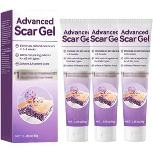 Generico Gel avanzato per cicatrici,crema per la rimozione delle cicatrici, crema per la rimozione dei cheloidi (3pcs)