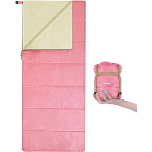 Ohuhu Sacco a Pelo, Ohuhu Estate Sacchi a Pelo(860g) per Adulti Sacchi a Pelo Leggero e Idrorepellente per Uso Interno ed Esterno,Zaino in Spalla e Campeggio ed Escursionismo, 15℃-25℃