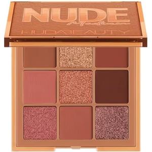 HUDA BEAUTY Original | CREAMY | Eyeshadow Palette | Obsessions - Palette di 9 ombretti | 8,22 grammi / 0,28 Oz. | by BELLA | (NUDE MEDIUM Obsessions Palette, 1 pezzo (confezione da 1))