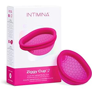 INTIMINA Ziggy Cup 2 - Disco Mestruale Riutilizzabile Extra-Sottile con Design Flat-fit Menstrual Cup, Coppette Mestruali, (Misura B)