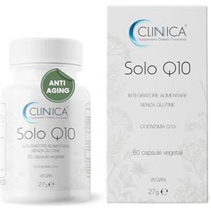 CLINICA Coenzima Q10 Kaneka 100mg 60 Capsule Vegetali Integratore Coenzima Q10 di Alta Qualità Antiossidanti Integratori, Coq10 Vegan Senza Glutine