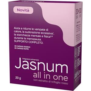 Jasnum Line - Integratore Menopausa Linea Metabolismo Donna 50+ Naturale - Con Sinetrol®, Cromo ed Estratti Vegetali - Per Controllo dell'Appetito e del Peso - 60 Capsule