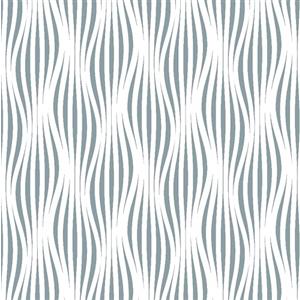 AMIGO Carta da Parati Rimovibile con Strisce Blu e Bianche, Design Boho Moderno Impermeabile - Perfetta per Camera da Letto, Soggiorno o Bagno - Vinile Autoadesivo 44,5x500 cm