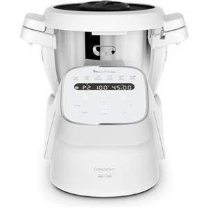 Moulinex Companion, Robot da Cucina Multifunzione per 10 Persone, 14 Funzioni e Modalità Manuale, Capacità 3L, Colore Grigio, HF8401F1