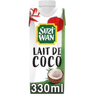 SUZI WAN Latte di cocco richiudibile, 330 ml