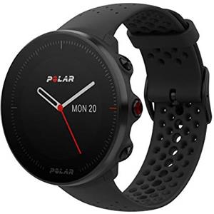 Polar Vantage M, Sportwatch per Allenamenti Multisport, Corsa e Nuoto, Impermeabile con GPS e Cardiofrequenzimetro Integrato, 46 mm, Unisex - Adulto, Nero, M/L