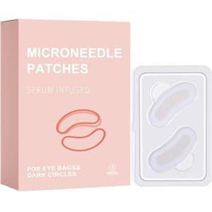 Generico Micro Eye Patches, Maschera Occhi infusa con siero per la cura della pelle del viso, Patch antirughe profondamente idratanti, per occhi gonfi e occhiaie, Patch antirughe per fronte (1BOX)