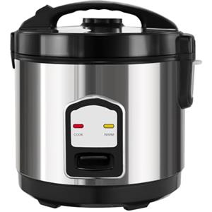 Hocamel Cuociriso multicooker da 1 litro in alluminio, 400 watt, funzione di spegnimento automatico, misurino, funzione di mantenimento in caldo, pentola interna, cuociriso