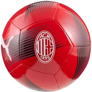 ACM 1899 A.C. Milan - Pallone ESS, Pallone da Calcio per Partite e Allenamento, Prodotto Ufficiale, Taglia 5, Rosso
