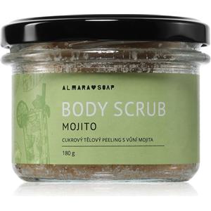 Almara Soap Scrub Viso e Corpo - Esfoliante con Sale Marino e Zucchero di Canna, 180 g