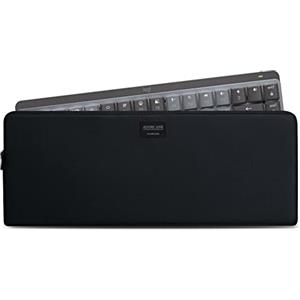 Adore June Keeb Pro Custodia compatibile con Logitech MX Mechanical Mini, Pratica borsa in tessuto per trasportare la tua tastiera, Nero