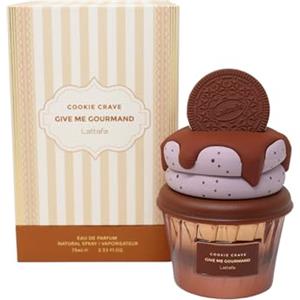 Lattafa Cookie Crave Profumo Orientale Vanigliato, Fragranza Donna 100ml, Note Burro Cacao Biscotto